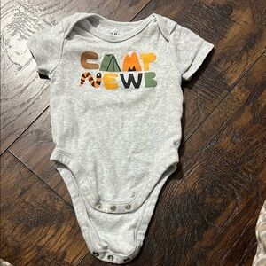 Gray Camp Newb Kids One Piece